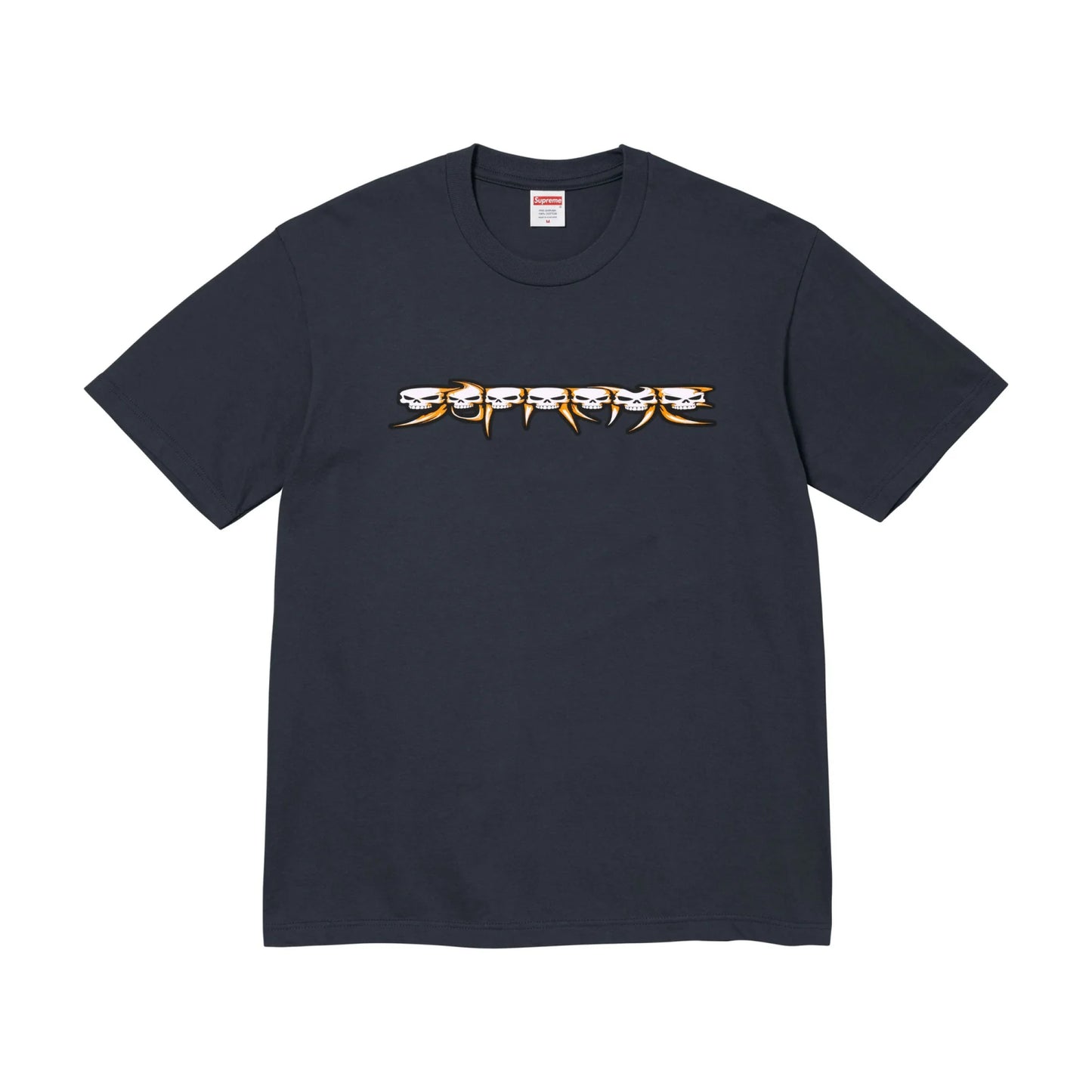 Supreme Box Logo Rundhalsausschnitt (FW18) Marineblau