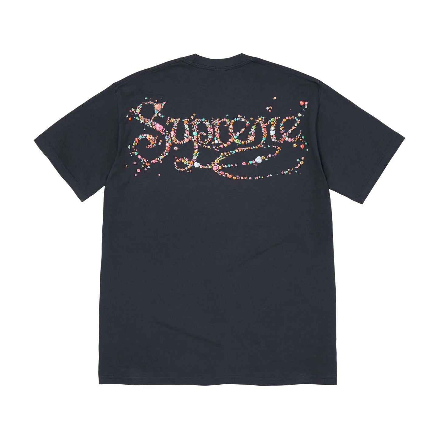 Supreme Box Logo Rundhalsausschnitt (FW18) Marineblau