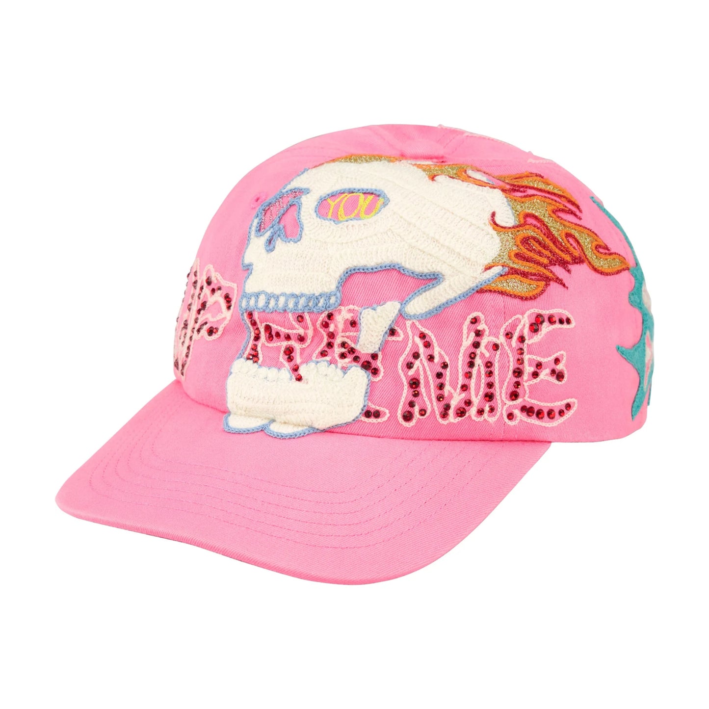 Supreme WFST 6-Panel Cap Pink