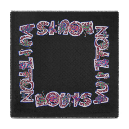 Louis Vuitton Square Animal Monogram Scarf