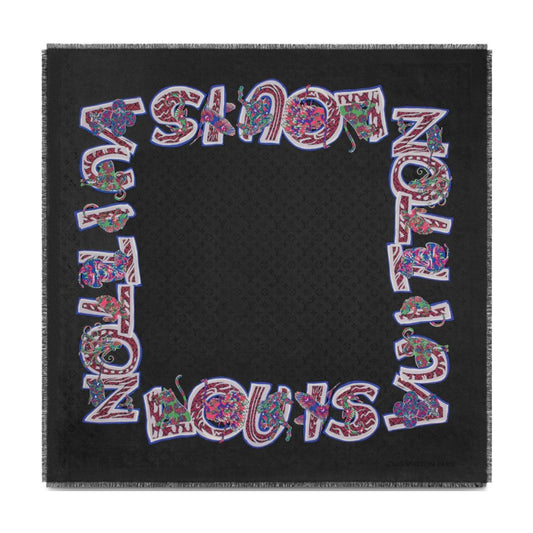 Louis Vuitton Square Animal Monogram Scarf