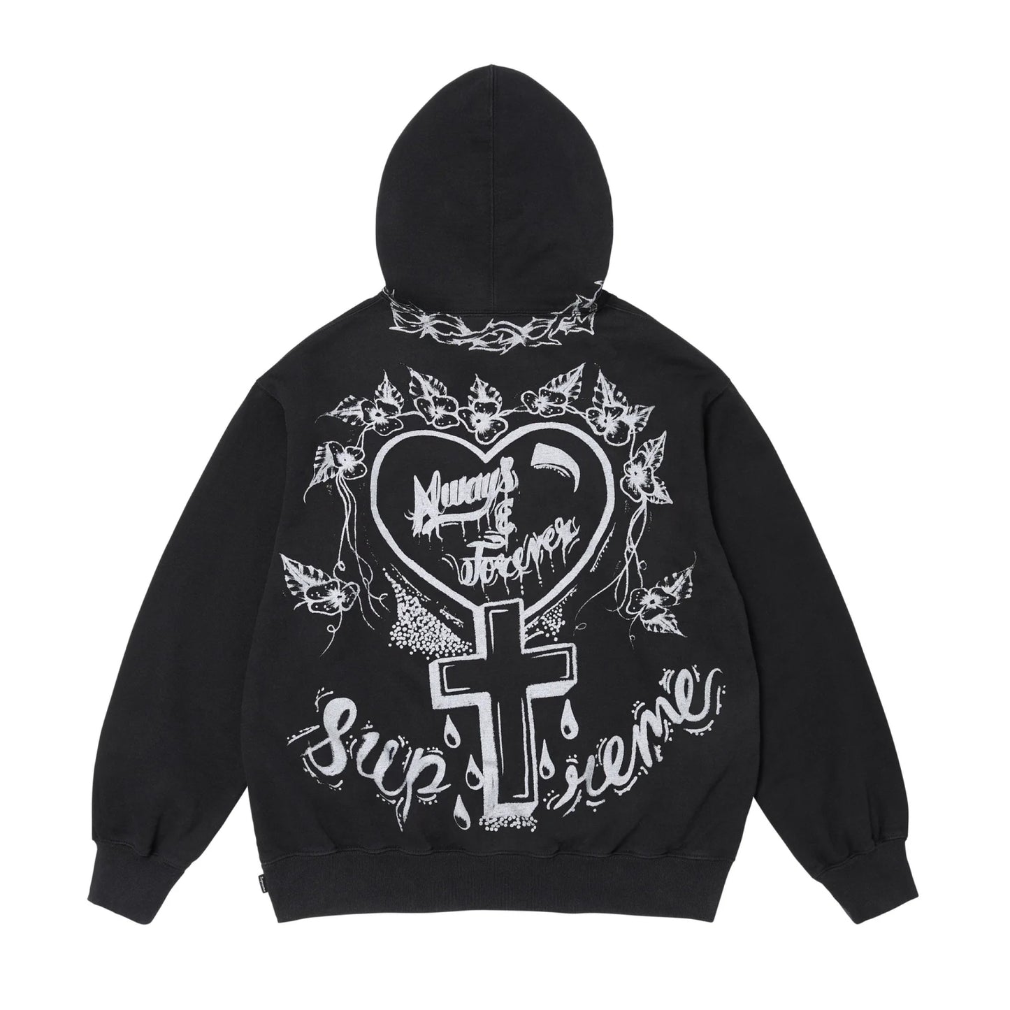 Supreme Forever Hooded Sweatshirt Black