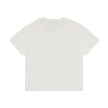 Palm Angels Palm Beach Heart Sprayed Logo T-Shirt Weiß