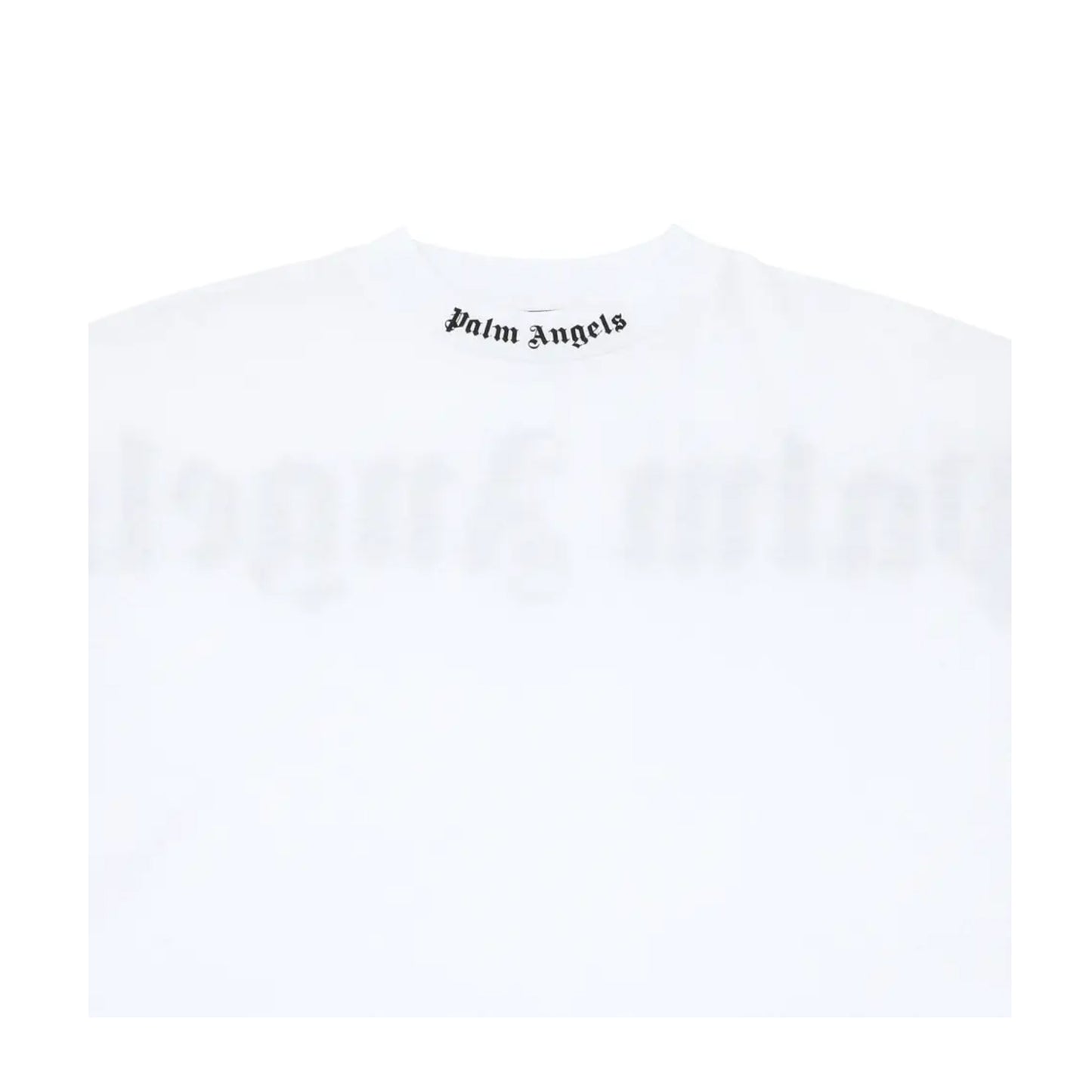 Palm Angels Palm Beach Heart Sprayed Logo T-Shirt Weiß