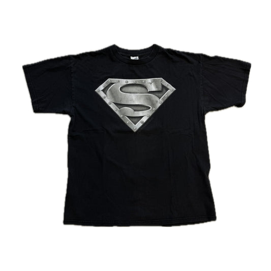 Who Knows Custom DC Superman Black Tee