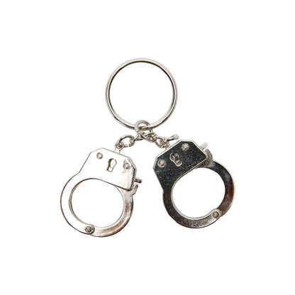 Supreme Handcuffs Keychain Silver