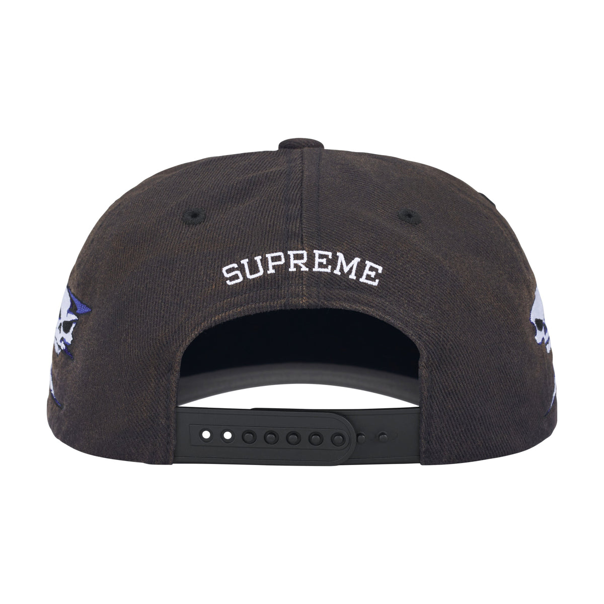 Supreme Skulls Spellout 6-Panel Black