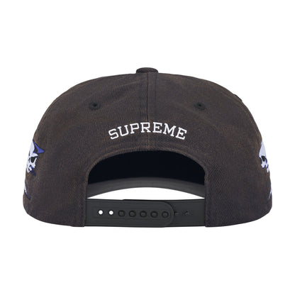 Supreme Skulls Spellout 6-Panel Black