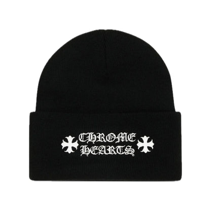 Chrome Hearts Logo Embroidered Beanie
