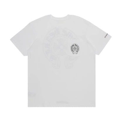 Chrome Hearts Pocket Horseshoe Logo Tee White