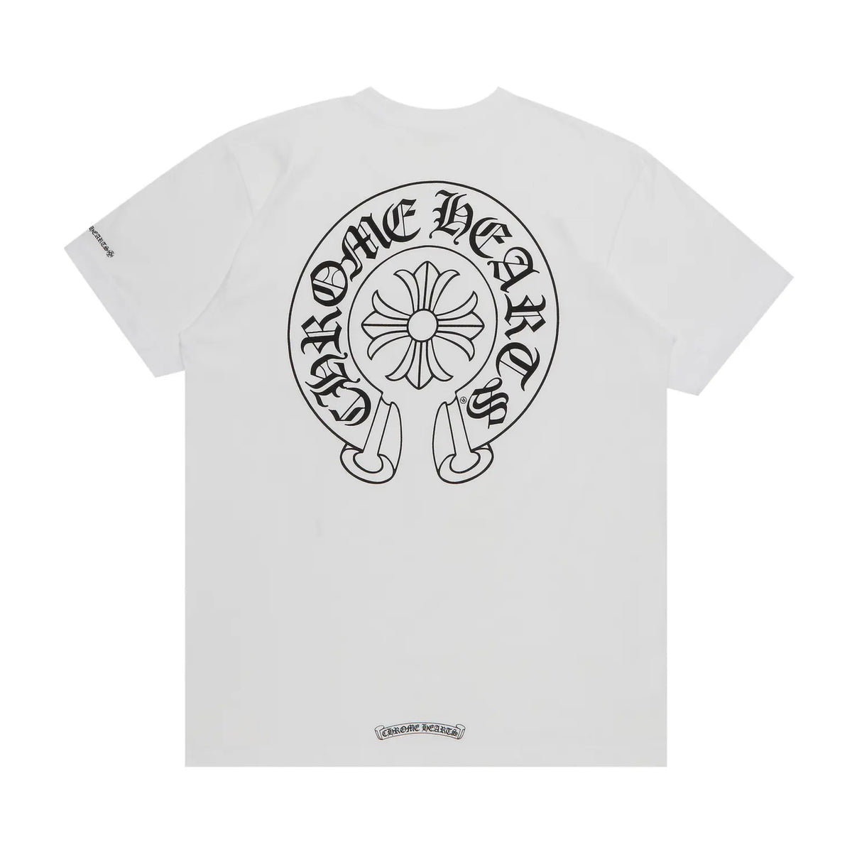 Chrome Hearts Pocket Horseshoe Logo Tee White