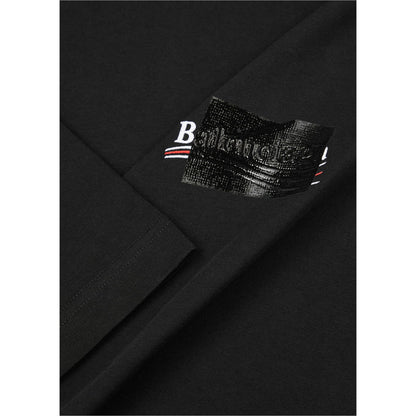 Balenciaga Political Taped Over Logo Tee Black