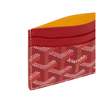 Goyard Card Holder Saint Sulpice Red