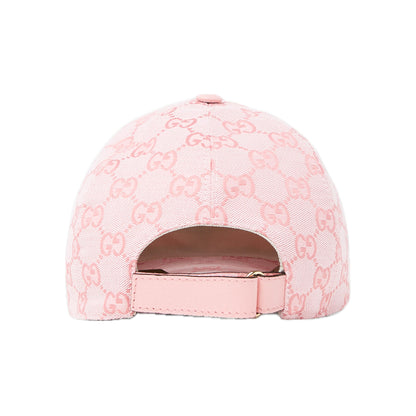 Gucci Canvas Monogram Cap Pink