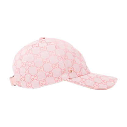 Gucci Canvas Monogram Cap Pink