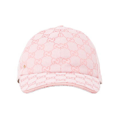 Gucci Canvas Monogram Cap Pink
