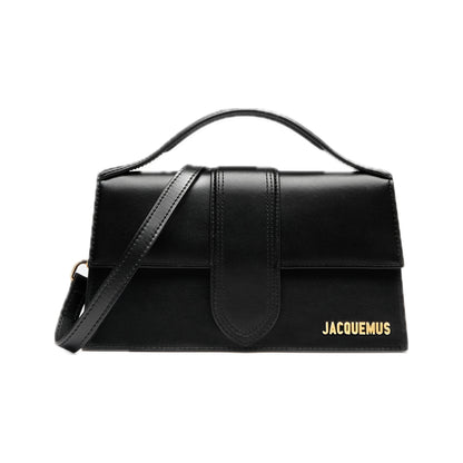 Jacquemus The Large Bambino Hand Bag Leather Black