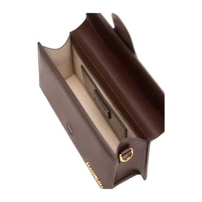Jacquemus The Large Bambino Hand Bag Leather Brown