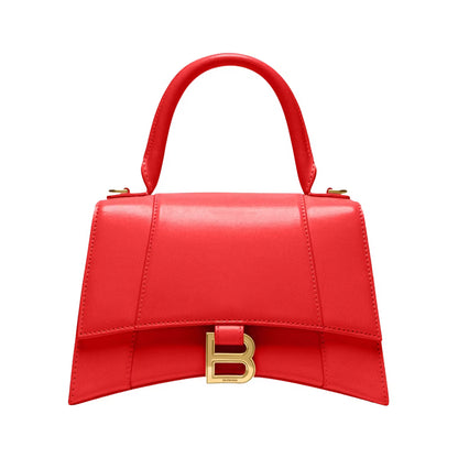 Balenciaga Hourglass Small Top Handle Bag Red