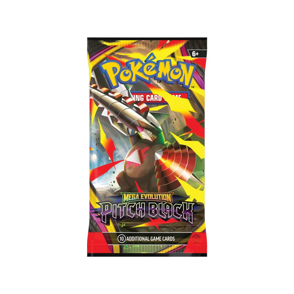Pokémon Mega Evolution Pitch Black Booster Pack (Random Pack Art)