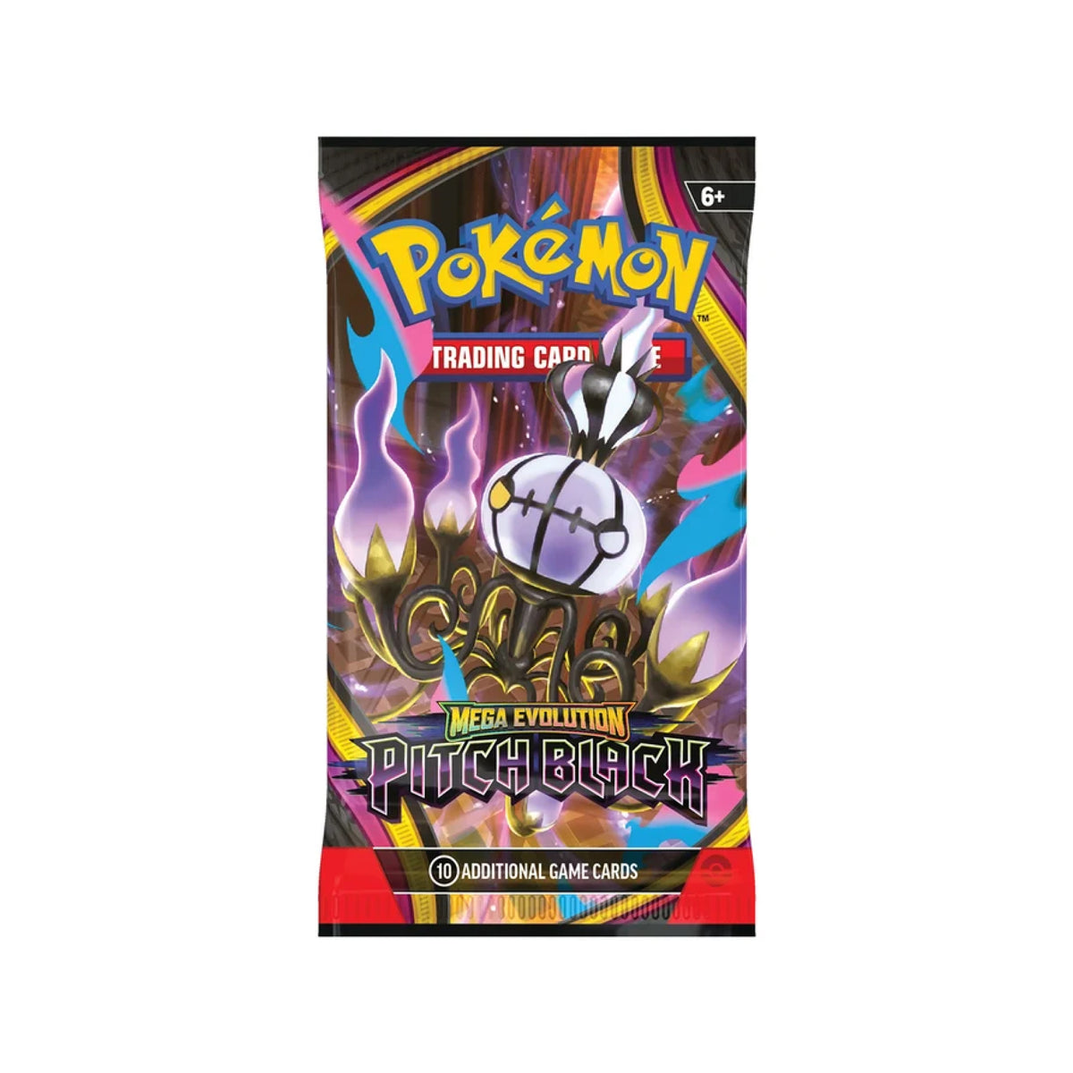Pokémon Mega Evolution Pitch Black Booster Pack (Random Pack Art)