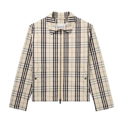 Burberry Checked Zipped Overshirt