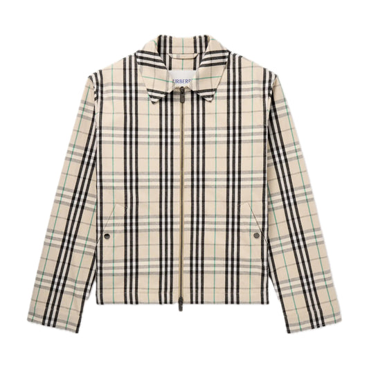 Burberry Checked Zipped Overshirt