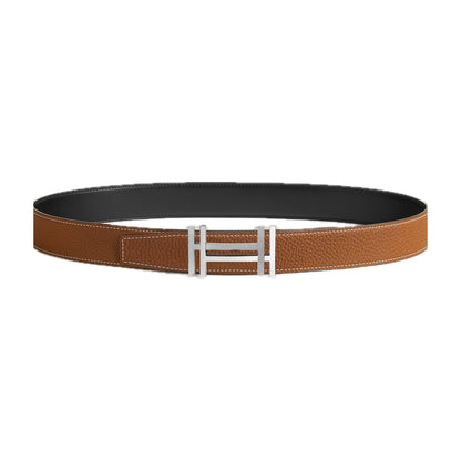 Hermes Reversible Leather Split H Belt