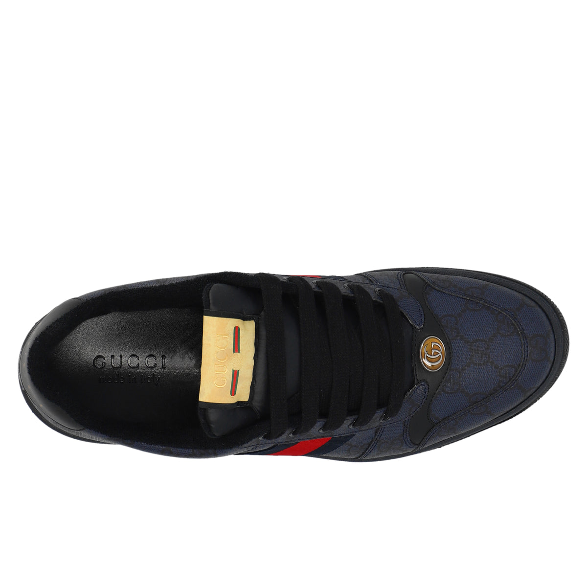 Gucci NY Yankees Baseballkappe mit besticktem Schmetterling, Blau