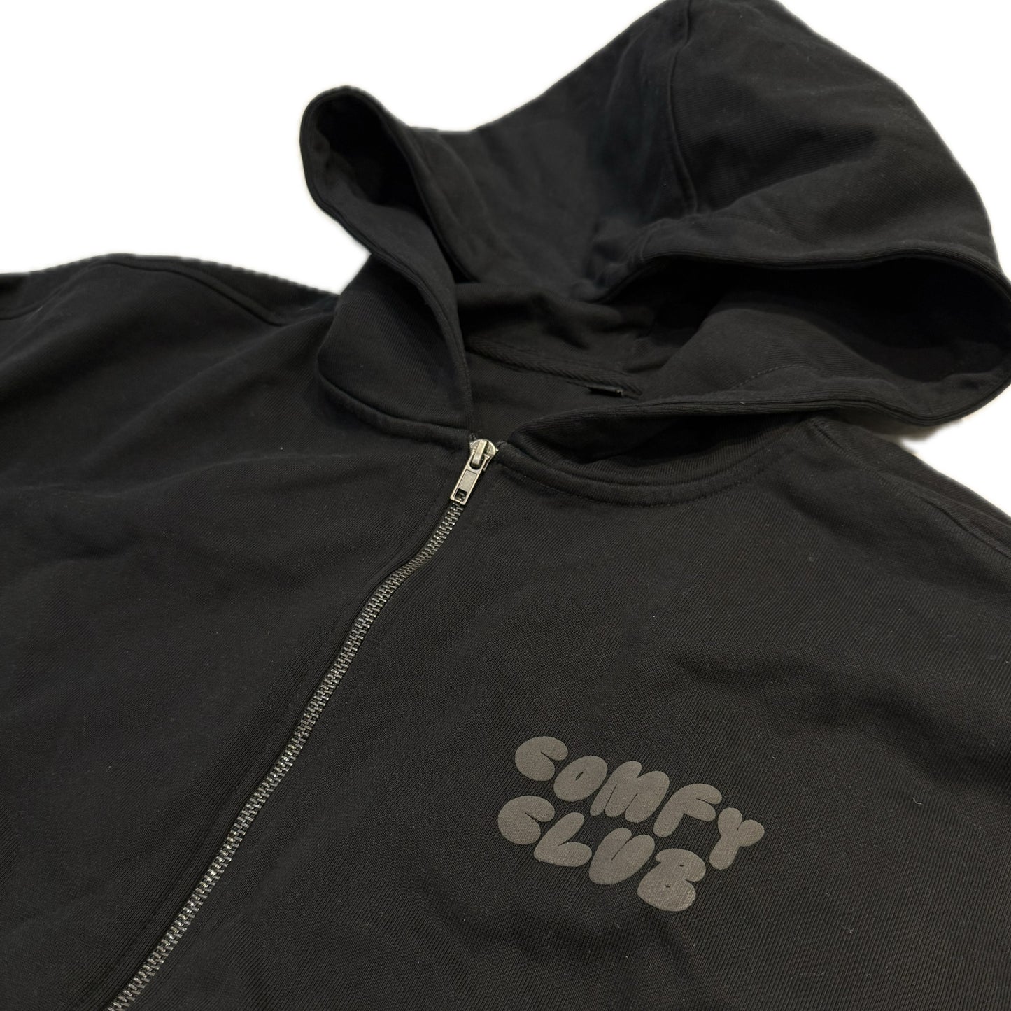 Nina Janova Comfy Club Zip Hoodie Black/Black