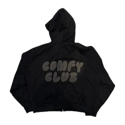Nina Janova Comfy Club Zip Hoodie Black/Black