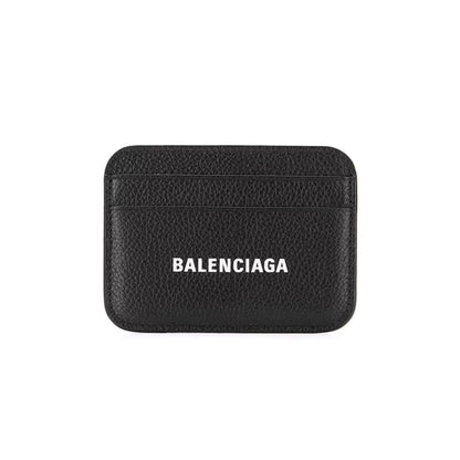 Balenciaga Cash Logo Card Holder Black/White