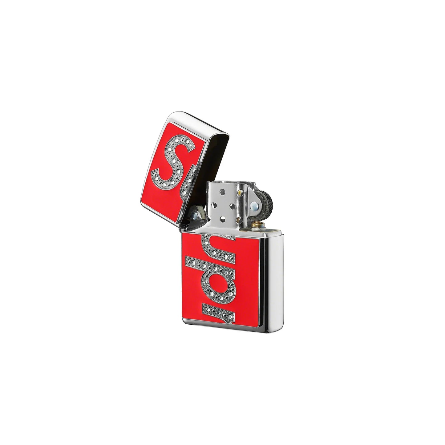Supreme Logo Zippo Rot