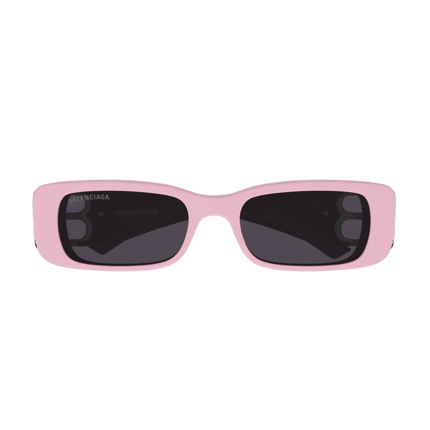 Balenciaga Dynasty Rectangle Sunglasses Pink/Grey