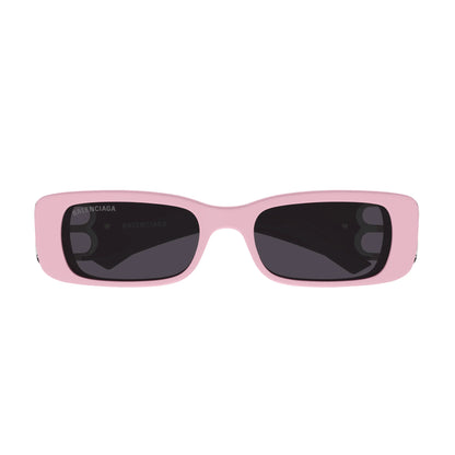 Balenciaga Dynasty Rectangle Sunglasses Pink/Grey