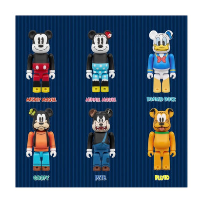 Bearbrick Chase Disney Mickey Mouse ＆ Friends Sealed Case 100%