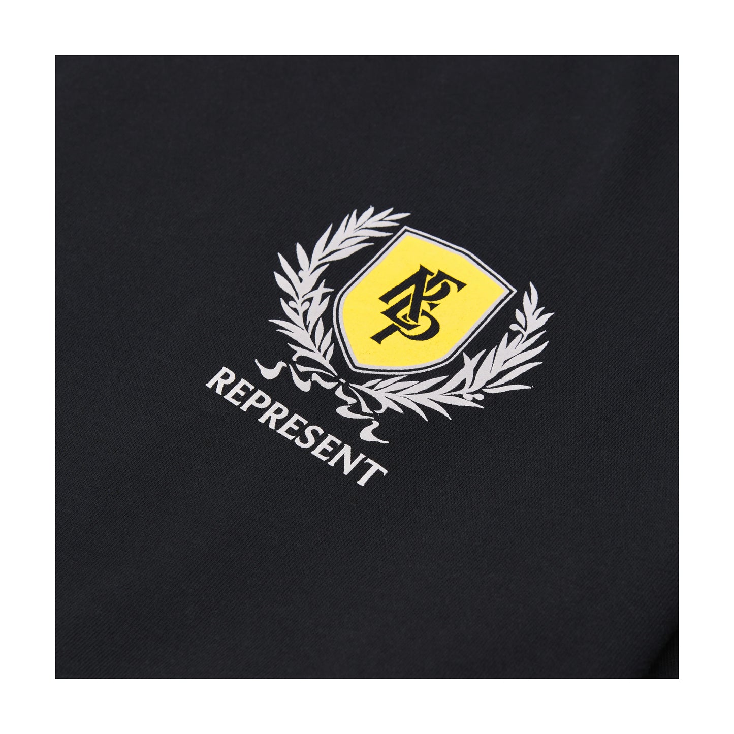 Represent Crest Tee Vintage Black