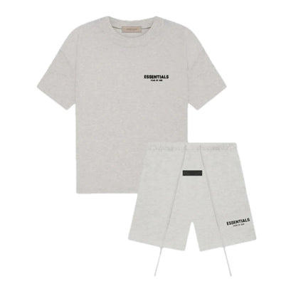 Fear of God Essentials Sweatshort Set Light Oatmeal