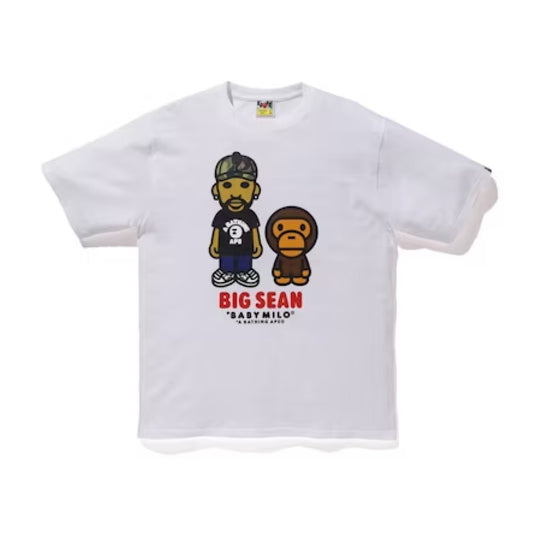 BAPE x Big Sean Baby Milo Tee White