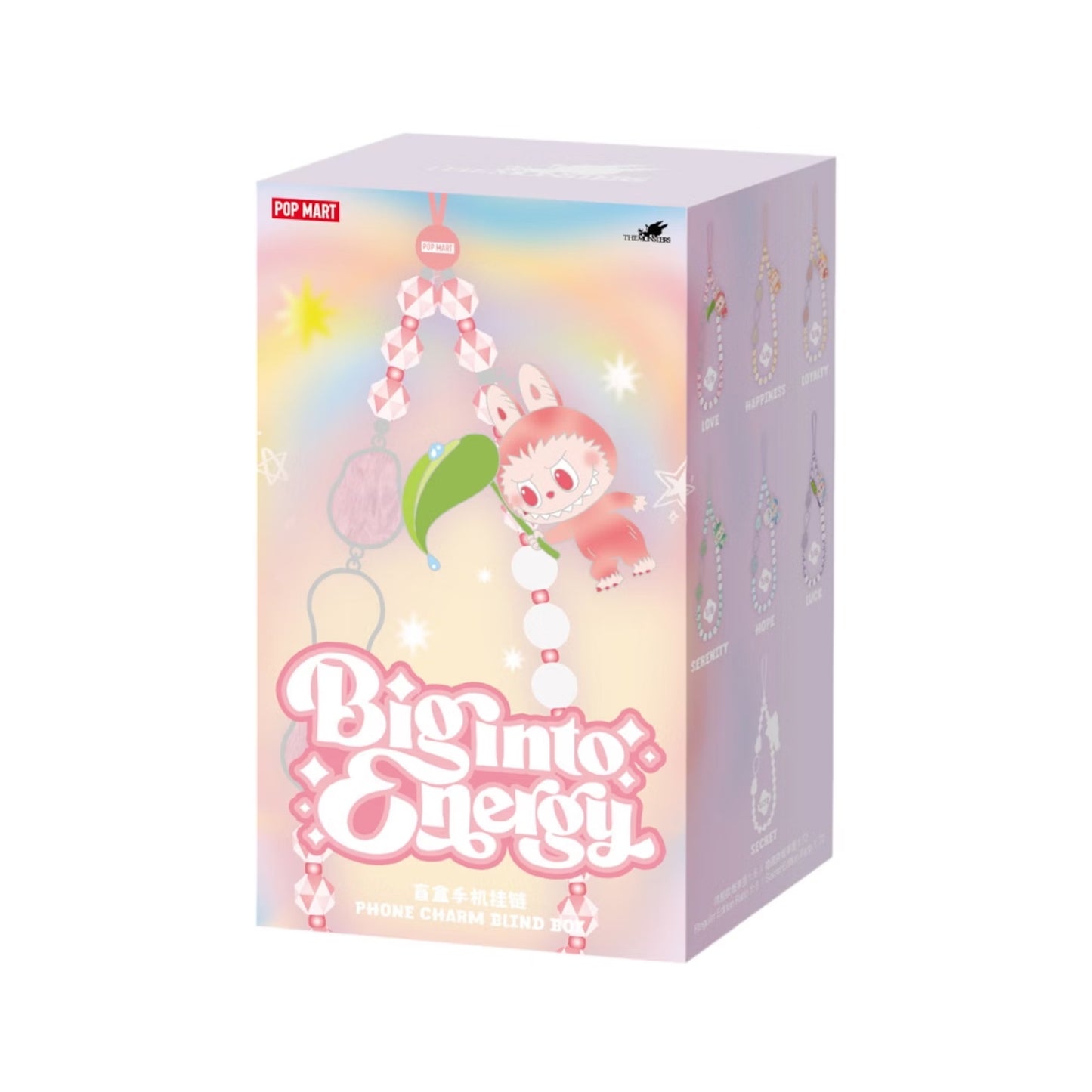 Pop Mart Labubu The Monsters Big into Energy Series Phone Charm Single Blind Box