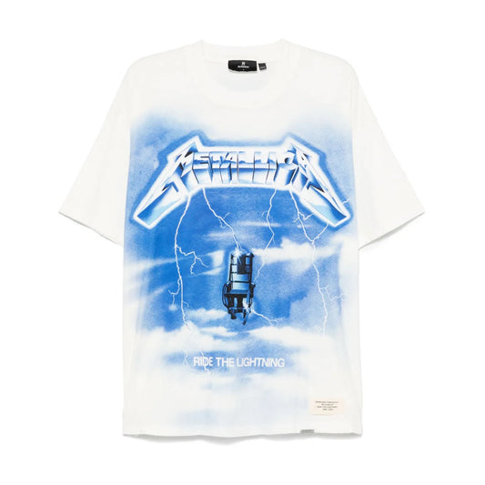Represent X Metallica Ride The Lightning Tee White
