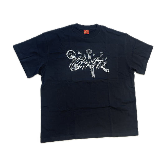 Corteiz Allstarz Skydiver Tee Black