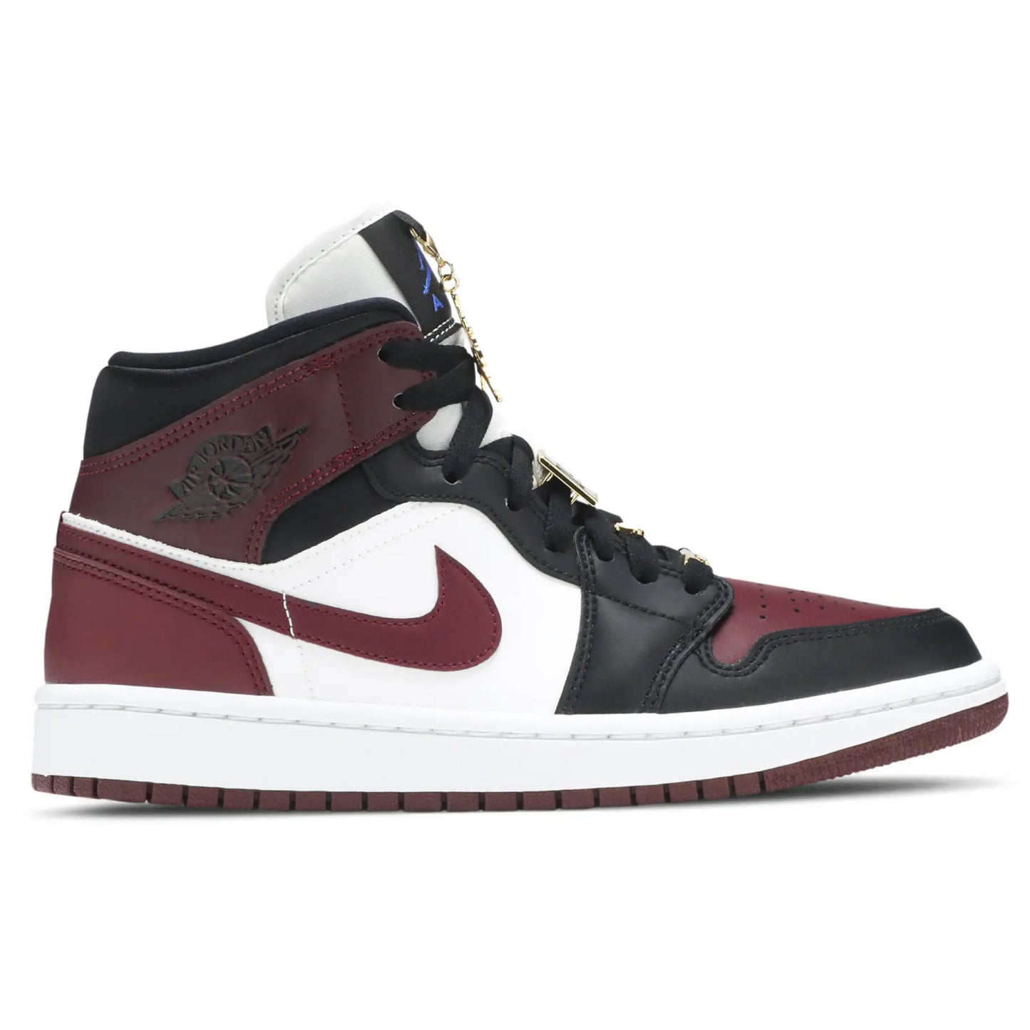 Air Jordan 1 Mid SE Black Dark Beetroot