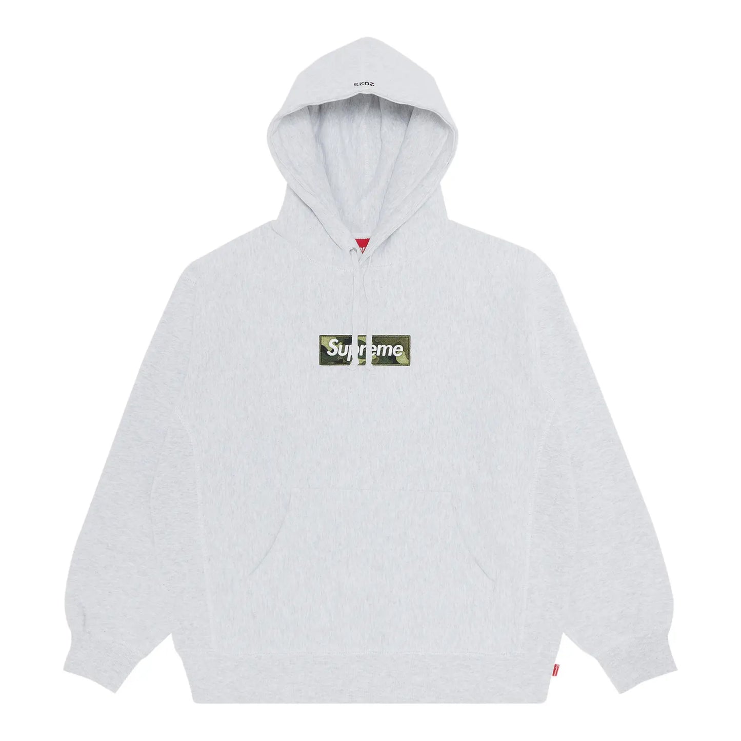 Supreme Box Logo Hooded Sweatshirt (FW23) Ash Grey