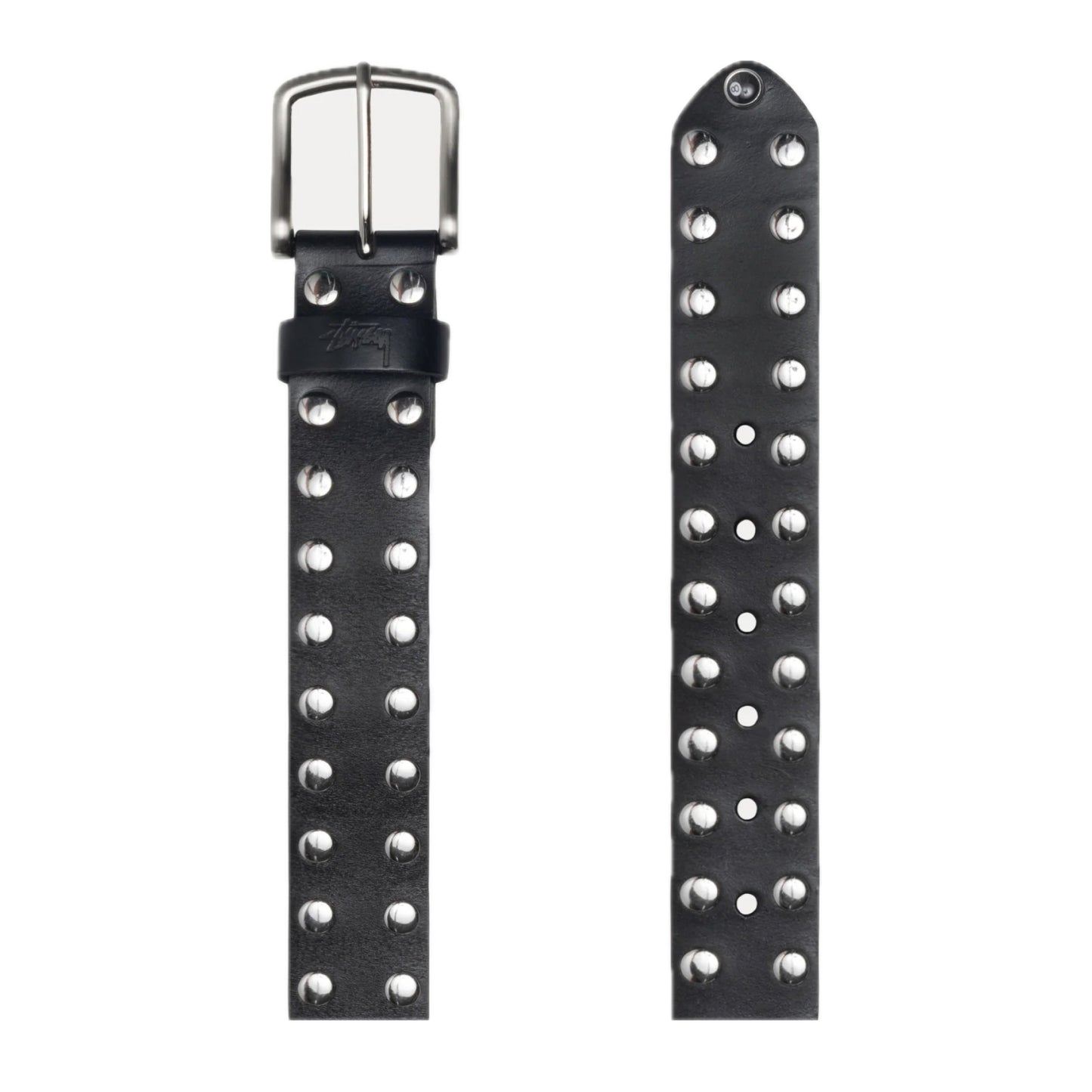 Stussy 8 Ball Studded Belt Black
