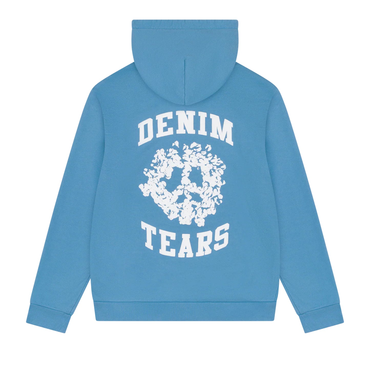 Denim Tears University Zip Hoodie Light Blue