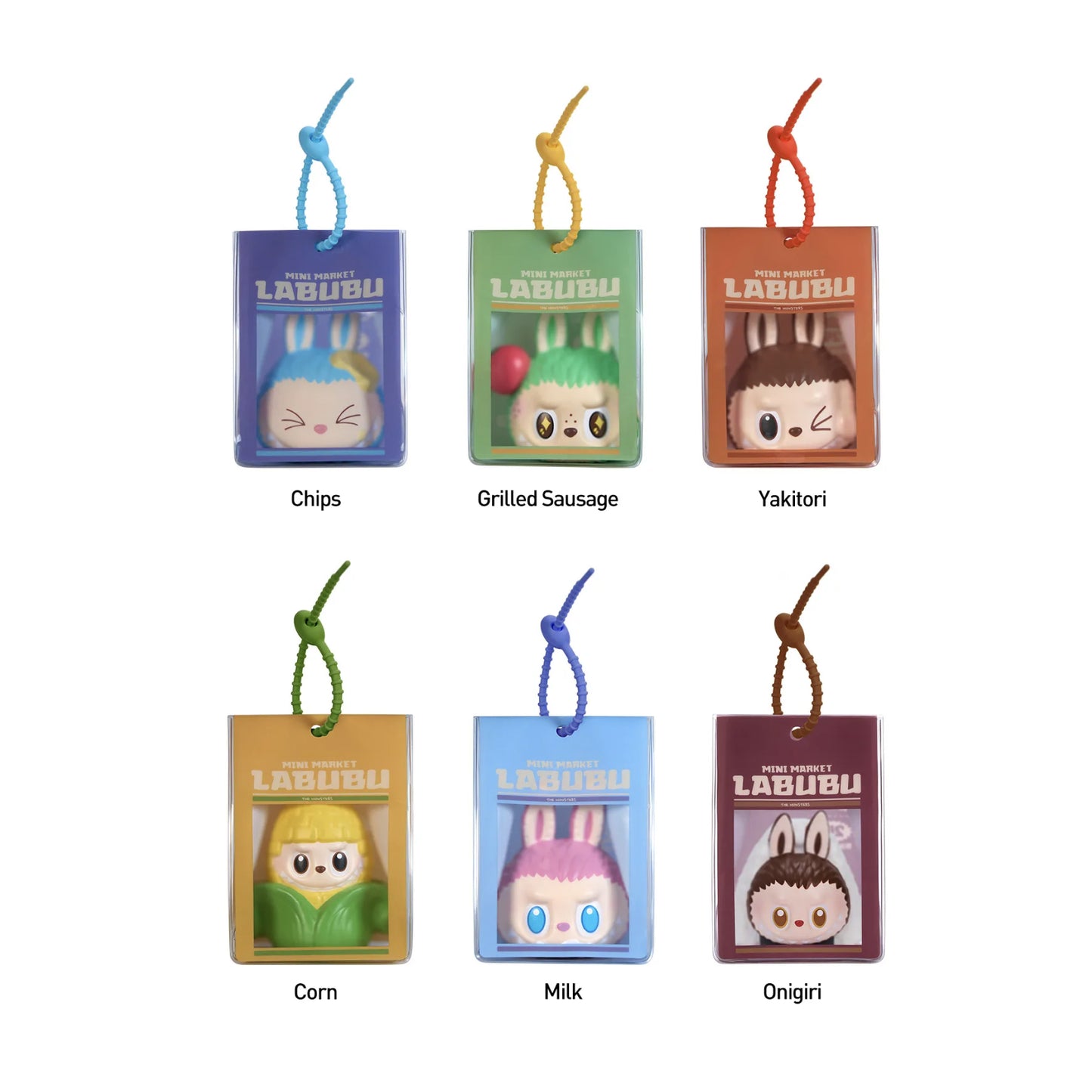 Pop Mart Labubu The Monsters Wacky Mart Series Squishy Charm Single Blind Box
