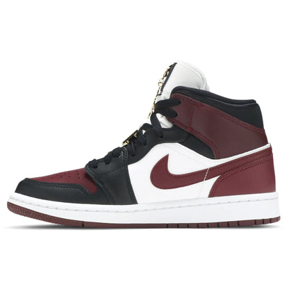 Air Jordan 1 Mid SE Black Dark Beetroot