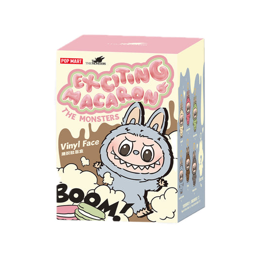 Pop Mart Labubu The Monsters Exciting Macaron Vinyl Face Blind Box