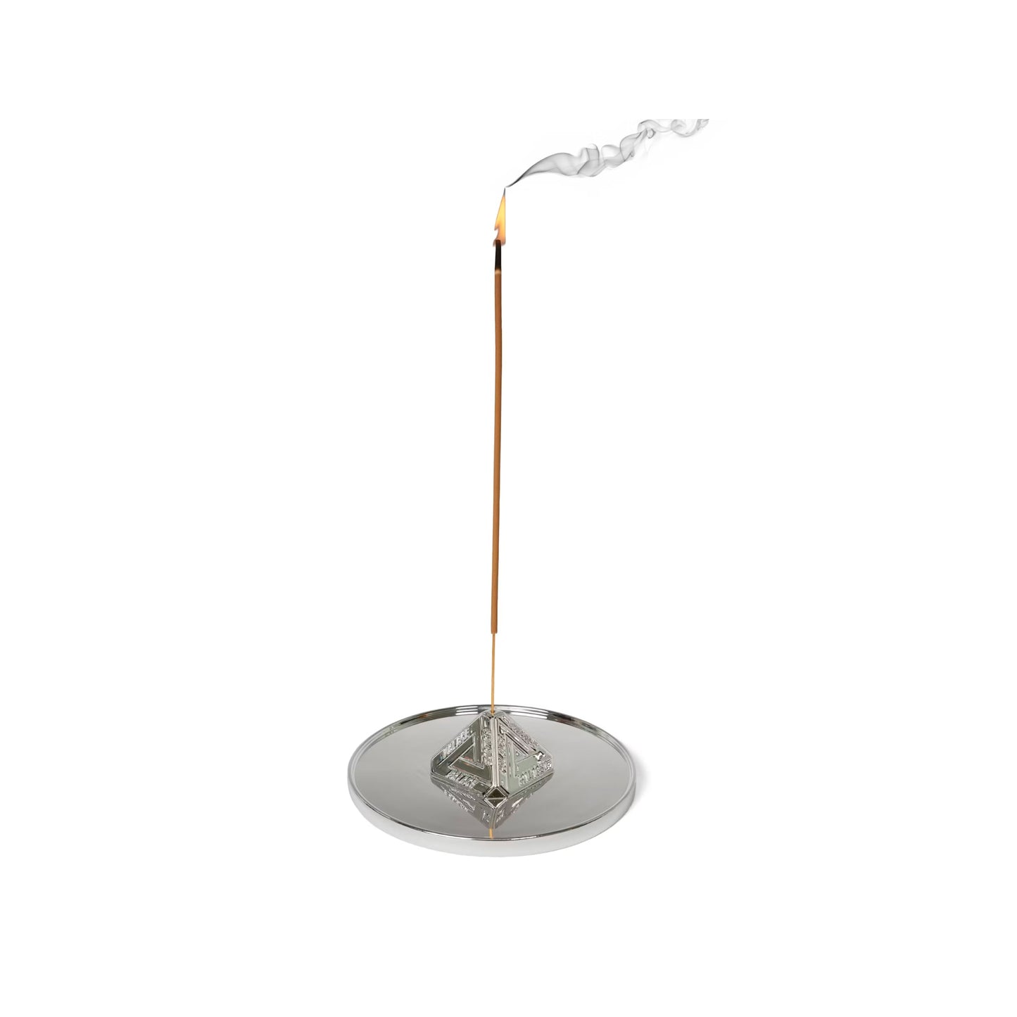 Tri-Ferg Incense Holder Silver